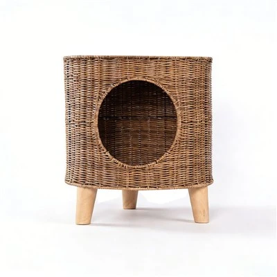 Letto rotondo moderno ottomano per gatti/animali domestici